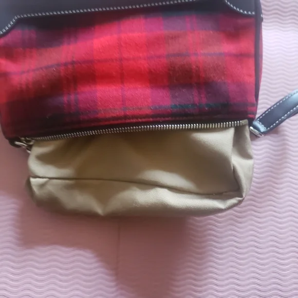 Coach Y2K Vintage Tartan Plaid Wool Mini Bag  Demi Shoulder Purse Holiday Grunge - Picture 10 of 14